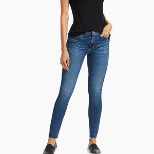 AG Farrah Skinny Ankle Mid-Rise Jeans